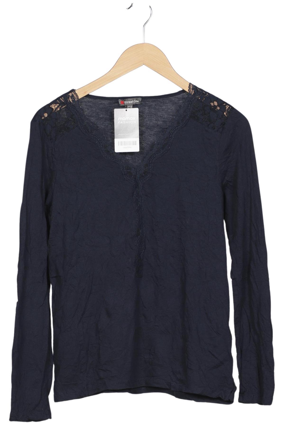 

Street One Damen Langarmshirt, marineblau, Gr. 34