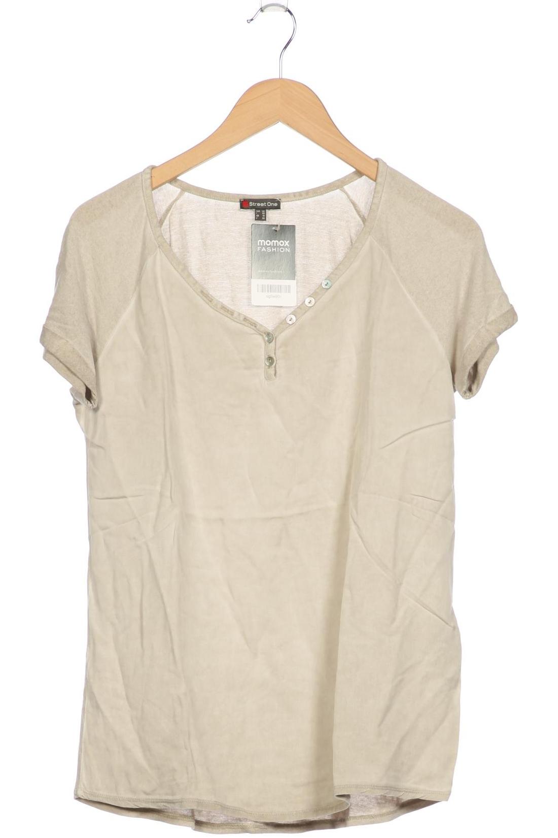 

Street One Damen T-Shirt, cremeweiß, Gr. 36
