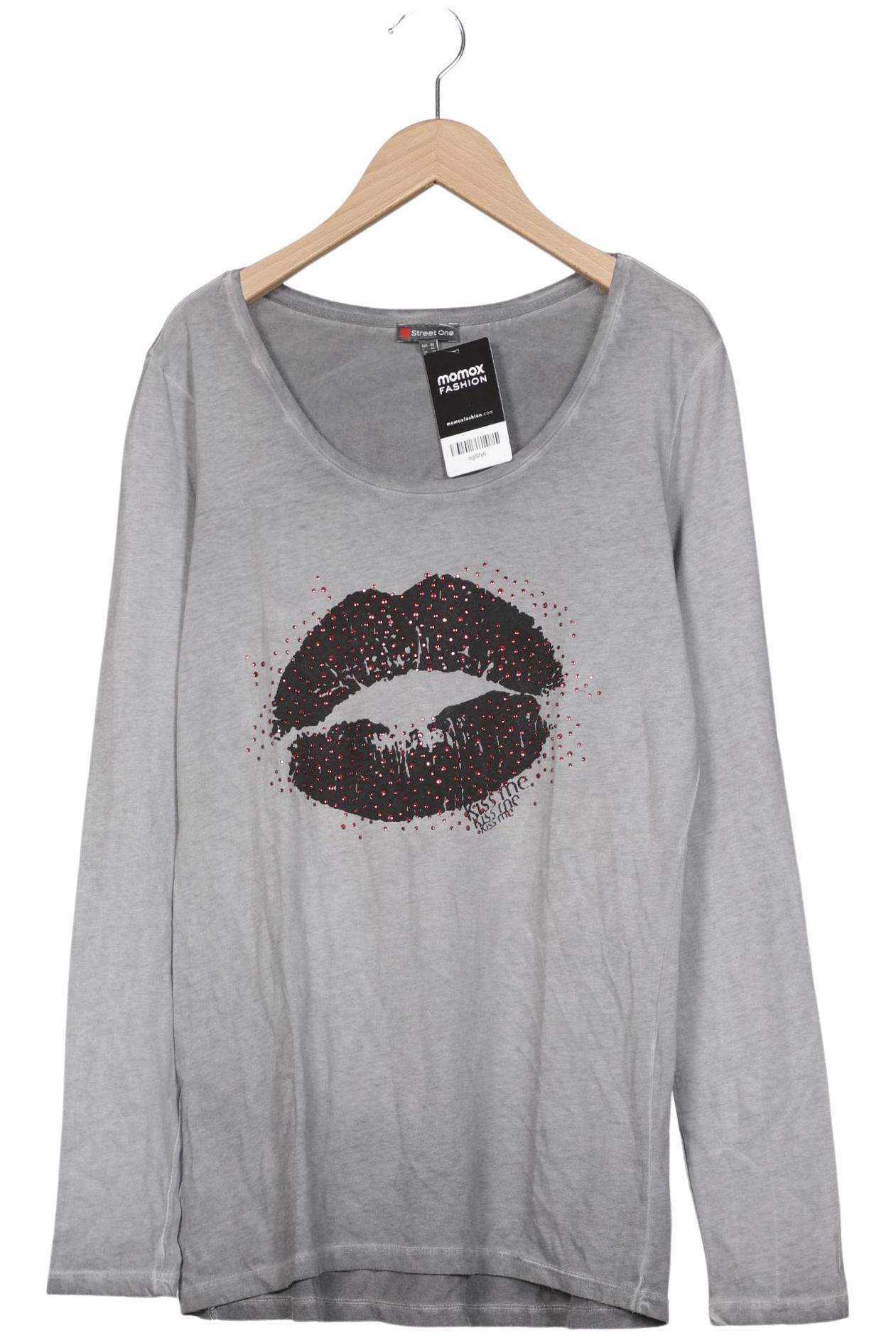 

Street One Damen Langarmshirt, grau, Gr. 40