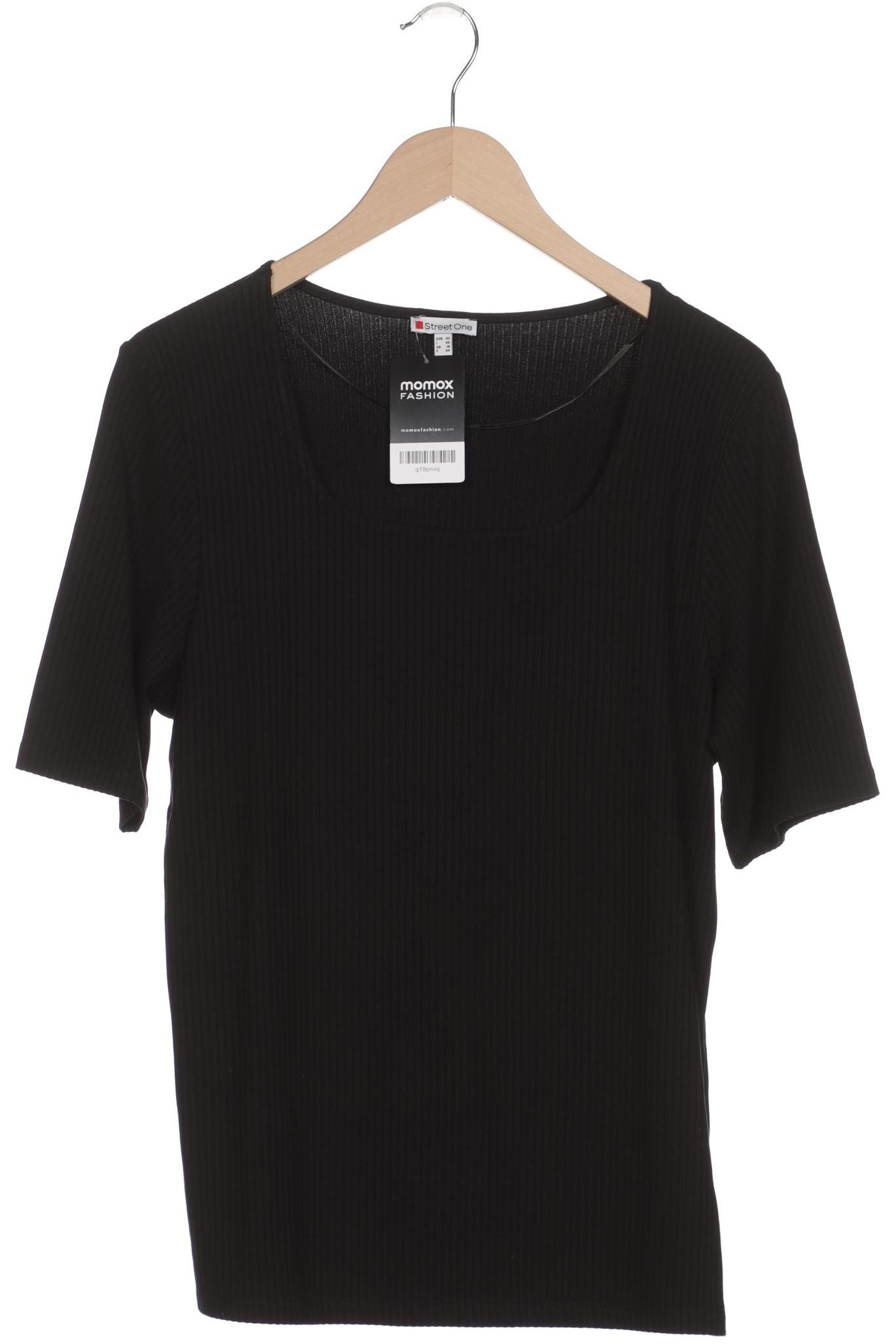 

Street One Damen T-Shirt, schwarz, Gr. 42