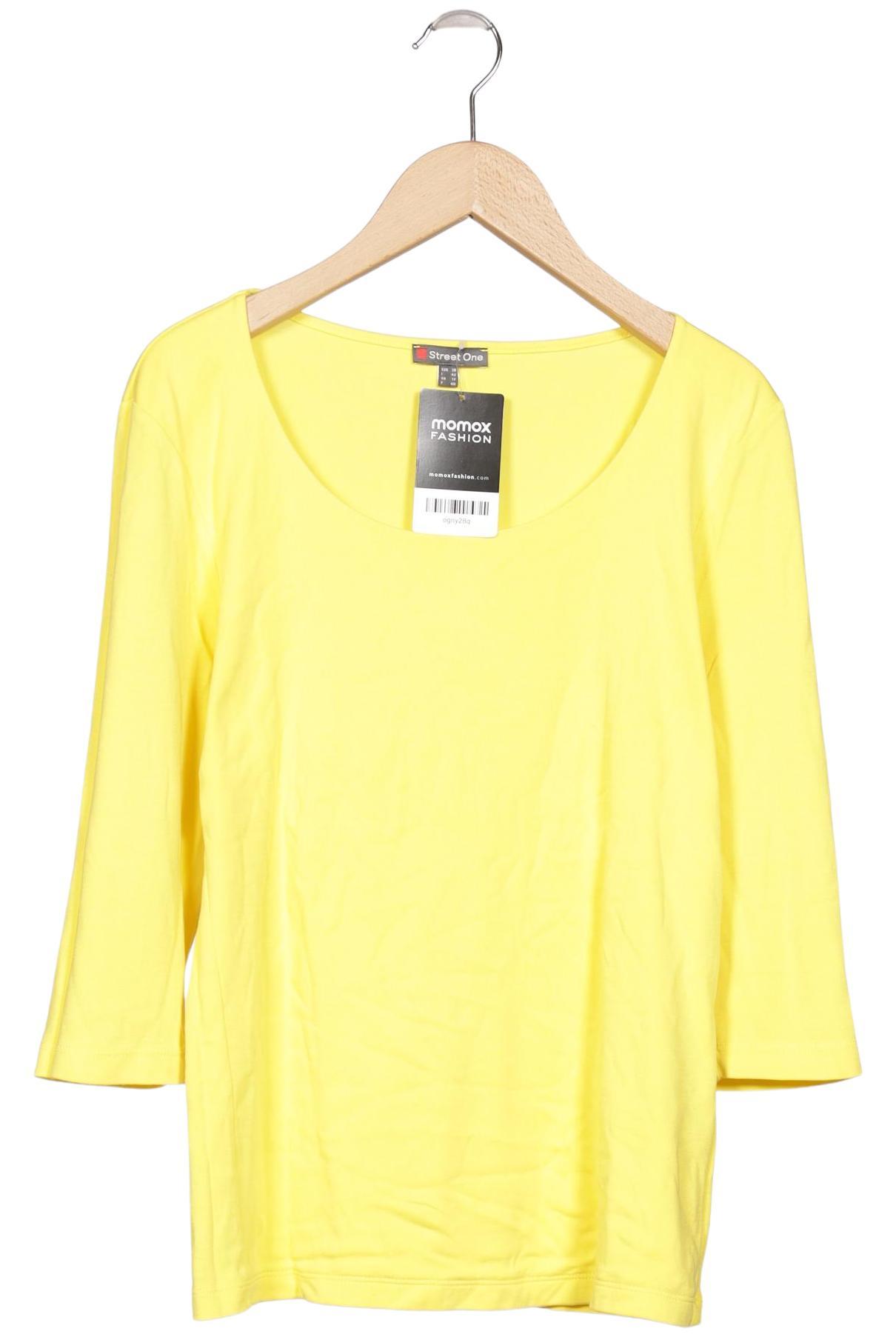 

Street One Damen Langarmshirt, gelb, Gr. 38