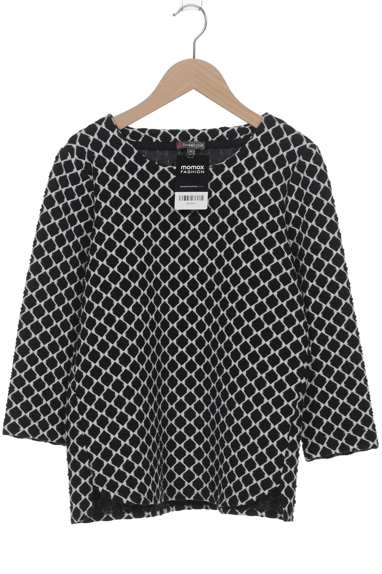 

Street One Damen Sweatshirt, schwarz, Gr. 36