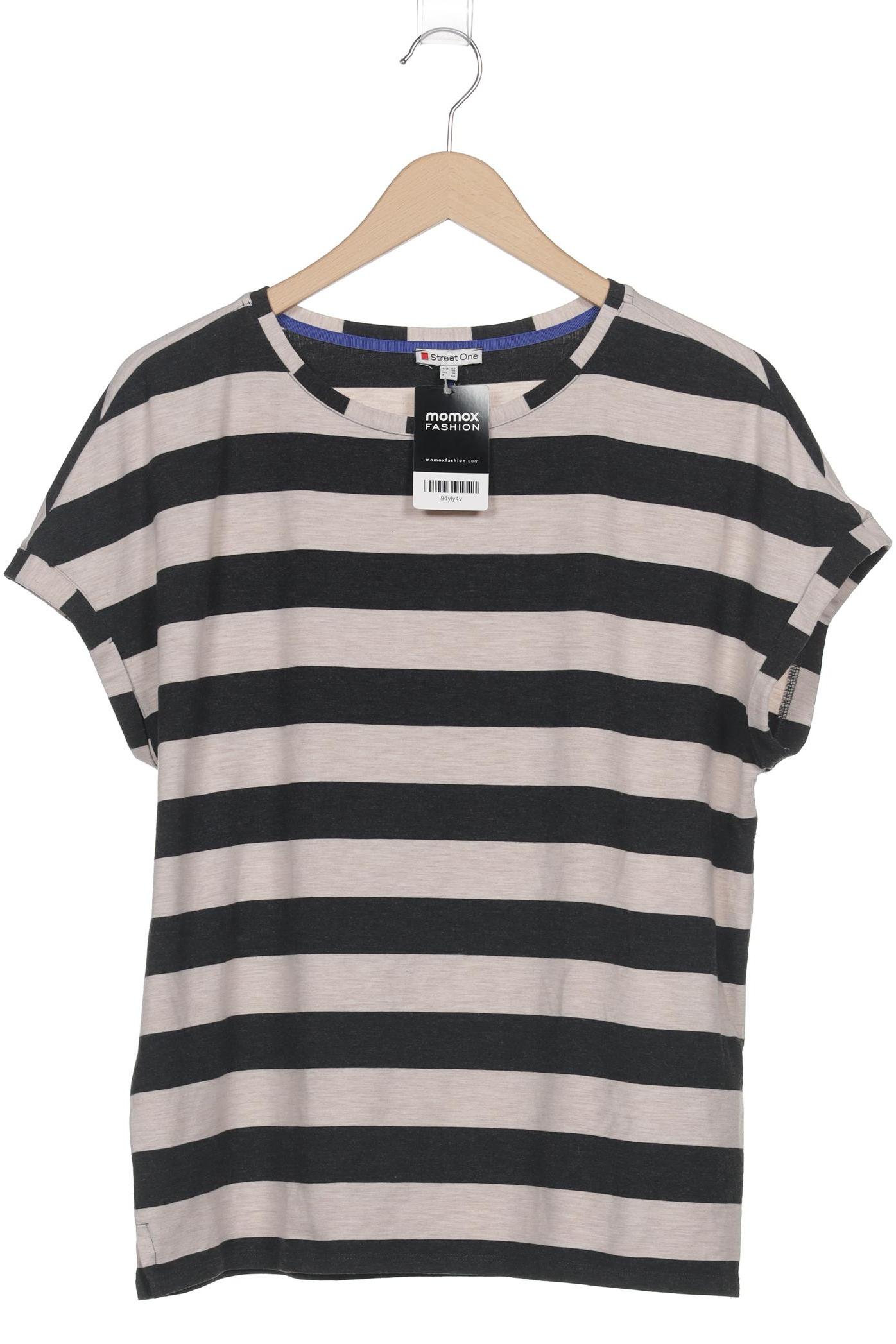 

Street One Damen T-Shirt, schwarz, Gr. 42
