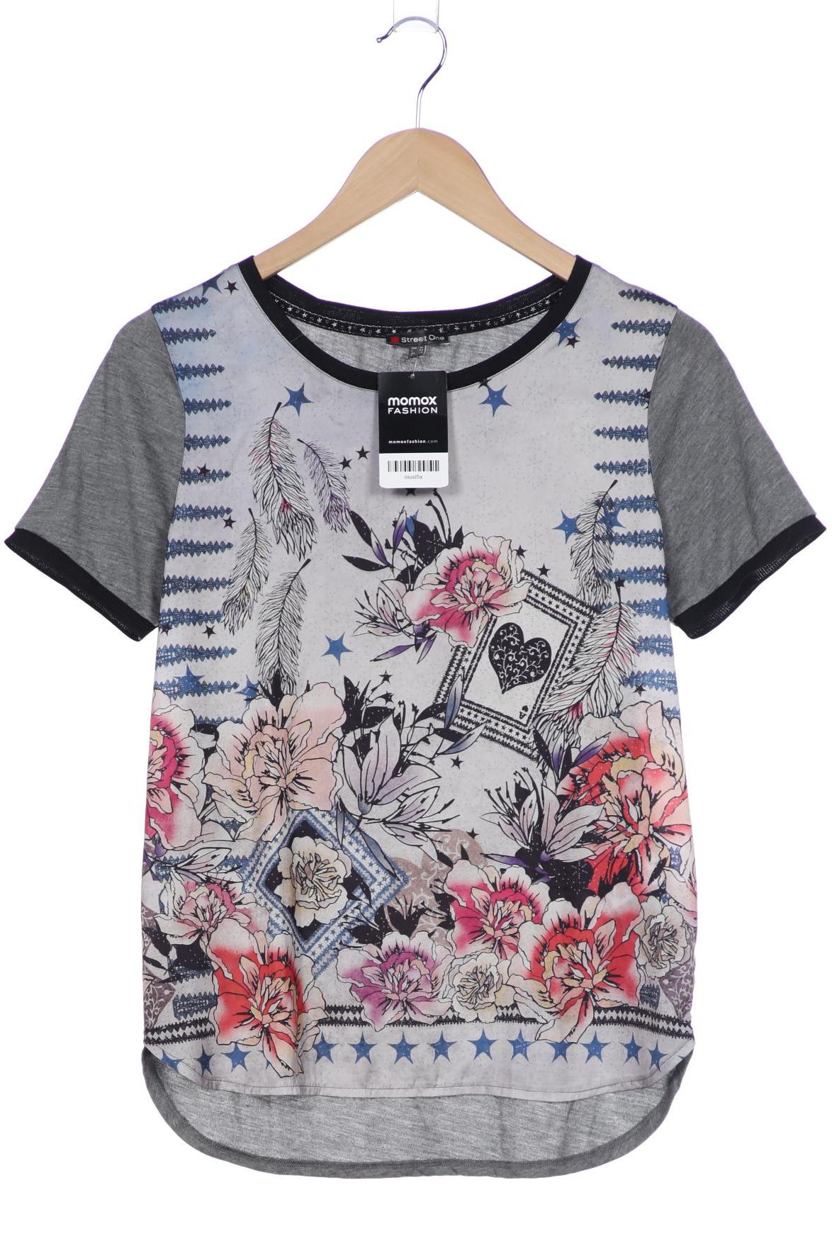 

Street One Damen T-Shirt, mehrfarbig, Gr. 36