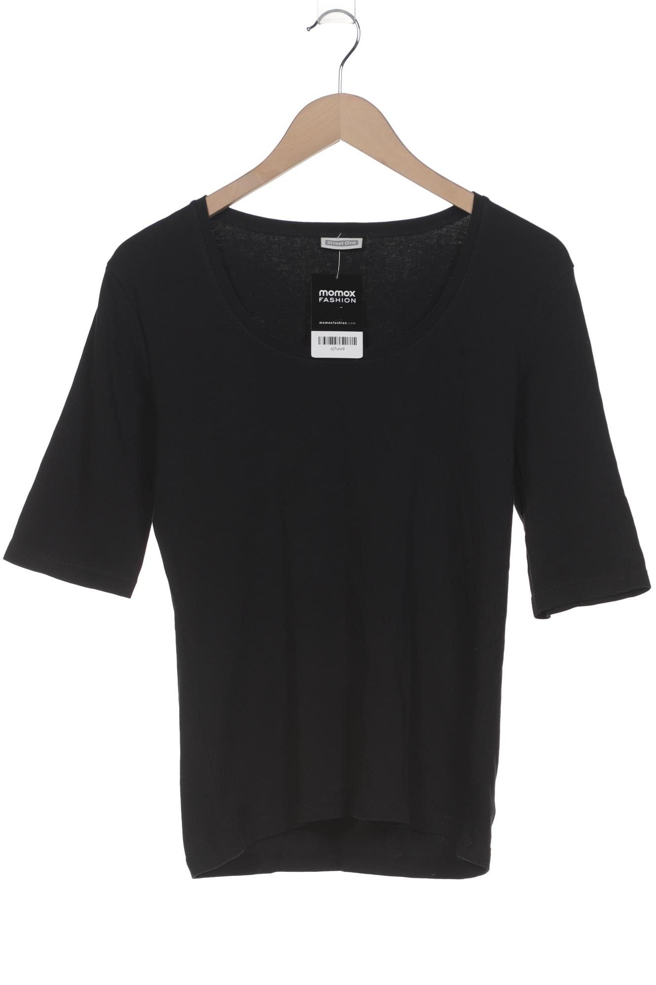 

Street One Damen T-Shirt, schwarz, Gr. 44