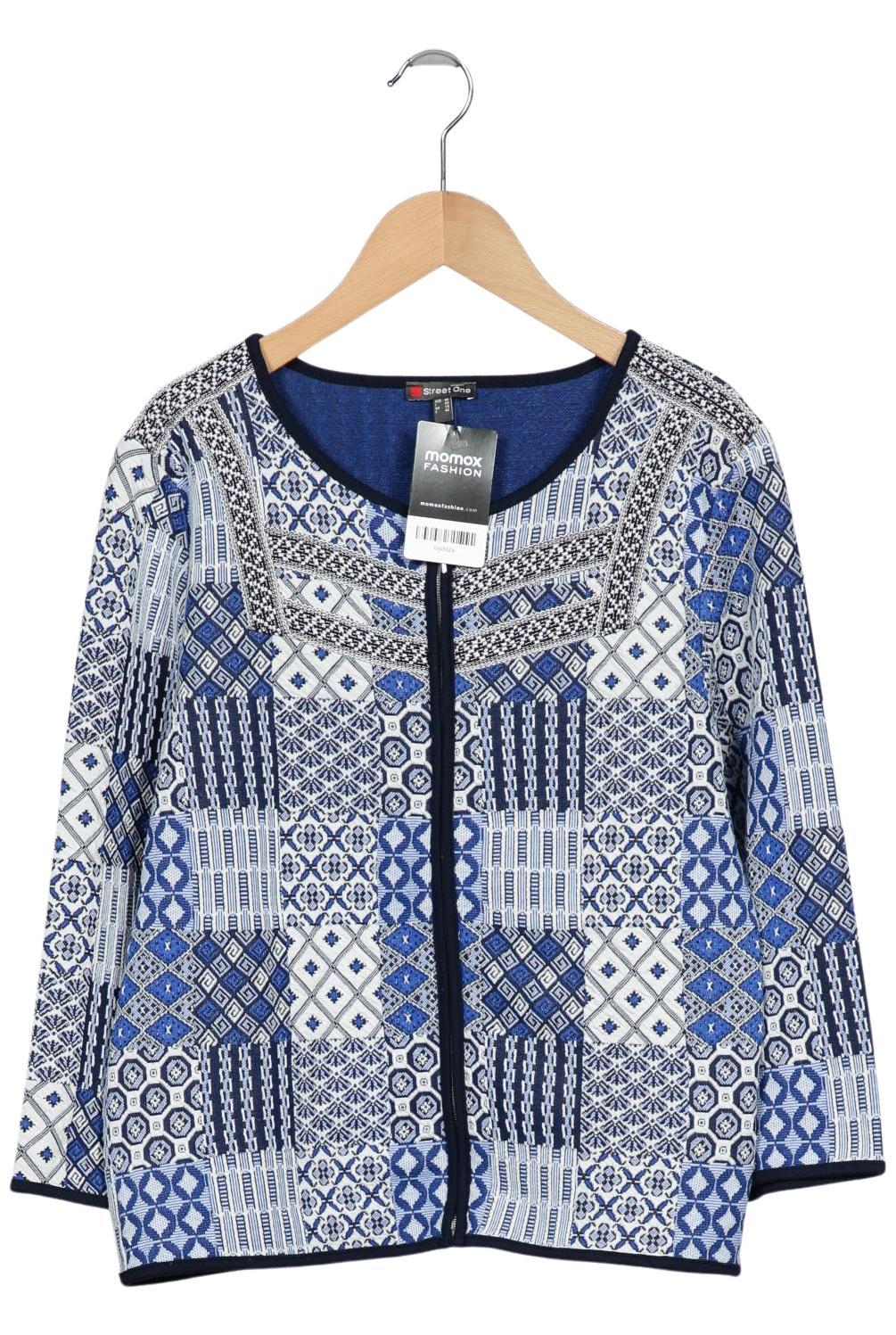 

Street One Damen Strickjacke, mehrfarbig, Gr. 40