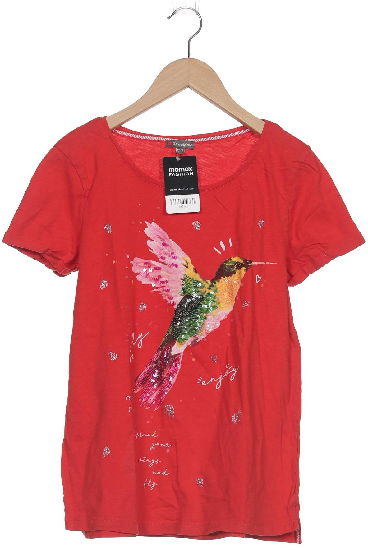 

Street One Damen T-Shirt, rot, Gr. 36