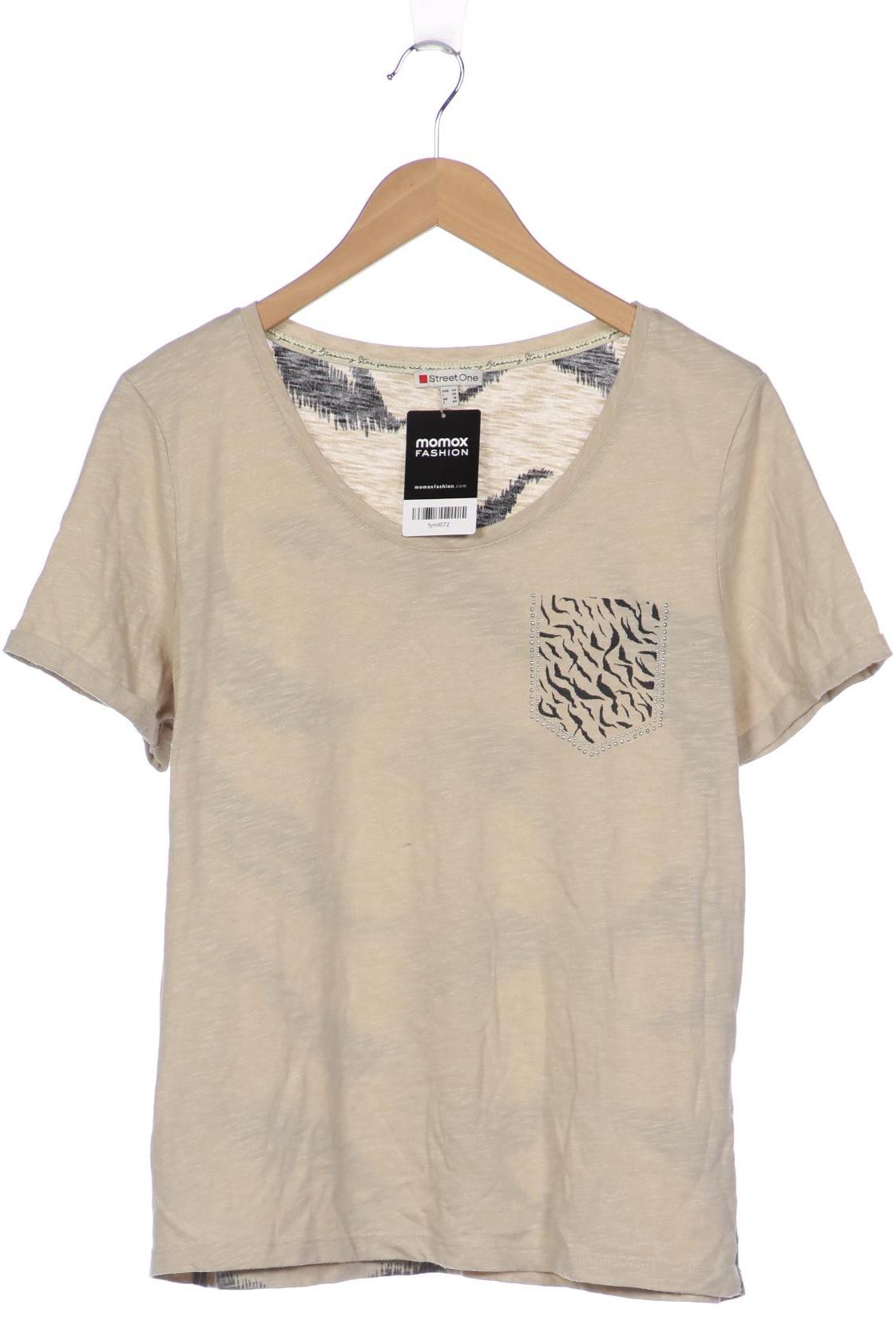 

Street One Damen T-Shirt, beige, Gr. 42