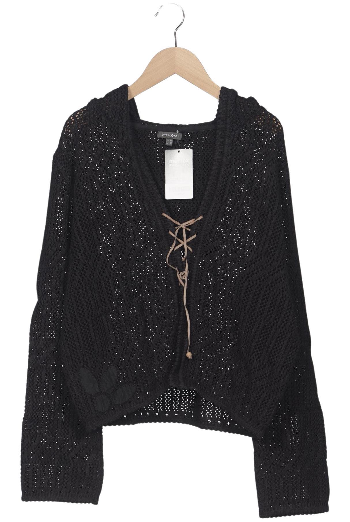 

Street One Damen Strickjacke, schwarz, Gr. 42