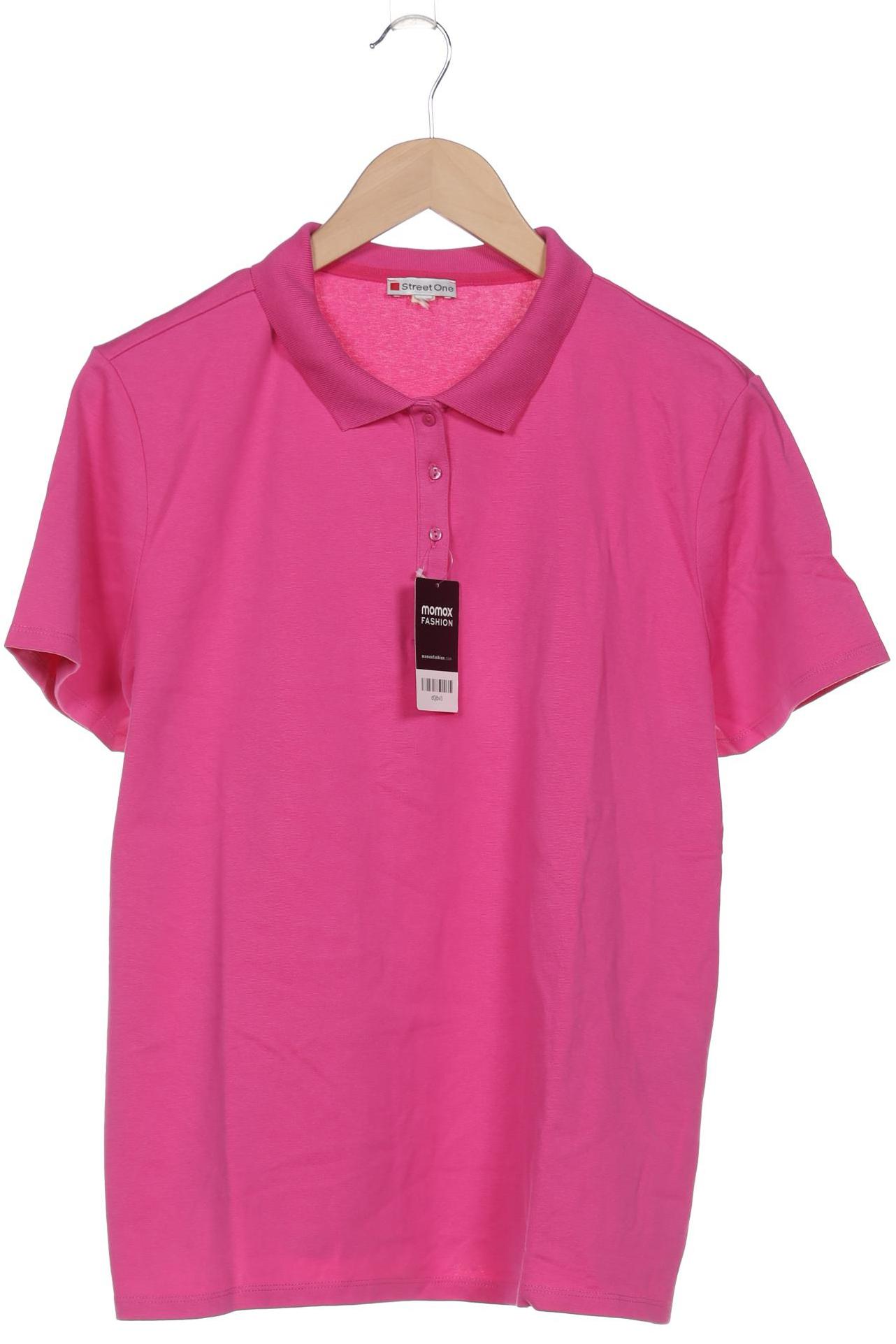 

Street One Damen Poloshirt, pink, Gr. 48