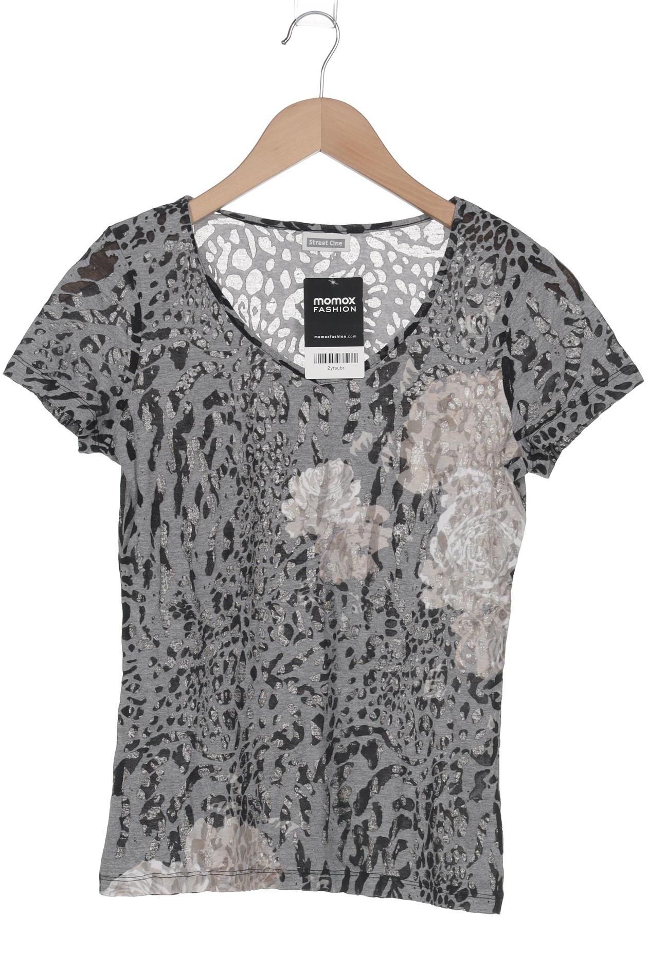

Street One Damen T-Shirt, grau, Gr. 38