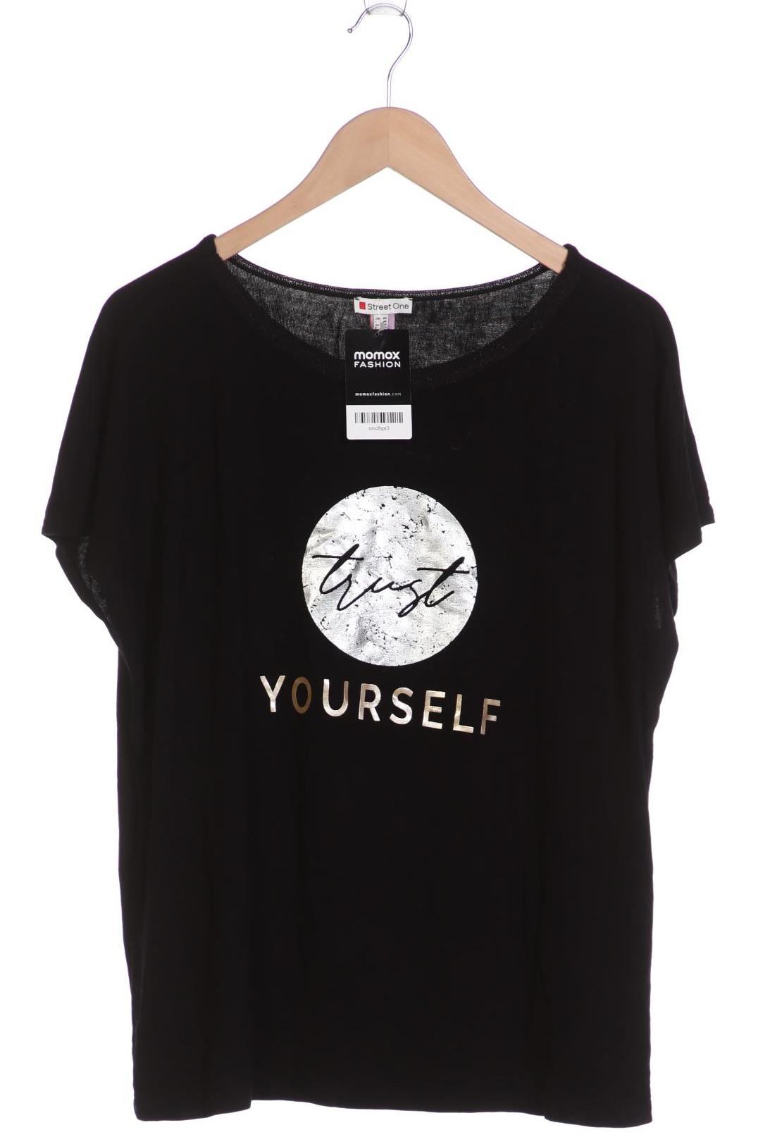 

Street One Damen T-Shirt, schwarz