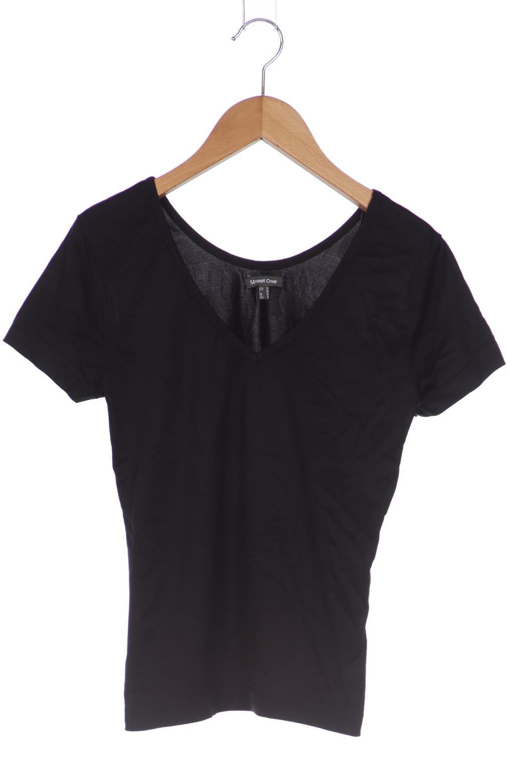 

Street One Damen T-Shirt, schwarz, Gr. 36