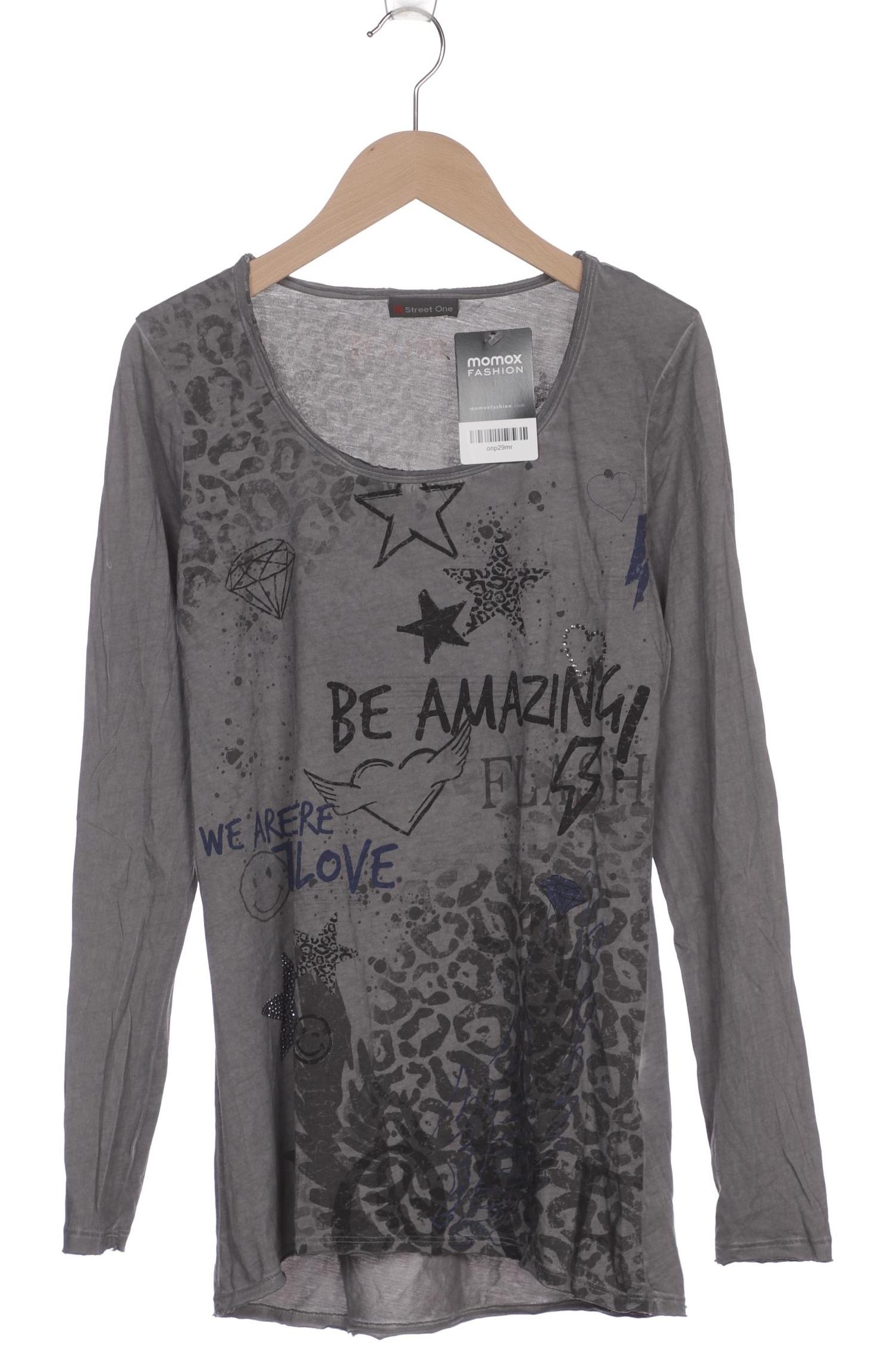 

Street One Damen Langarmshirt, grau, Gr. 36