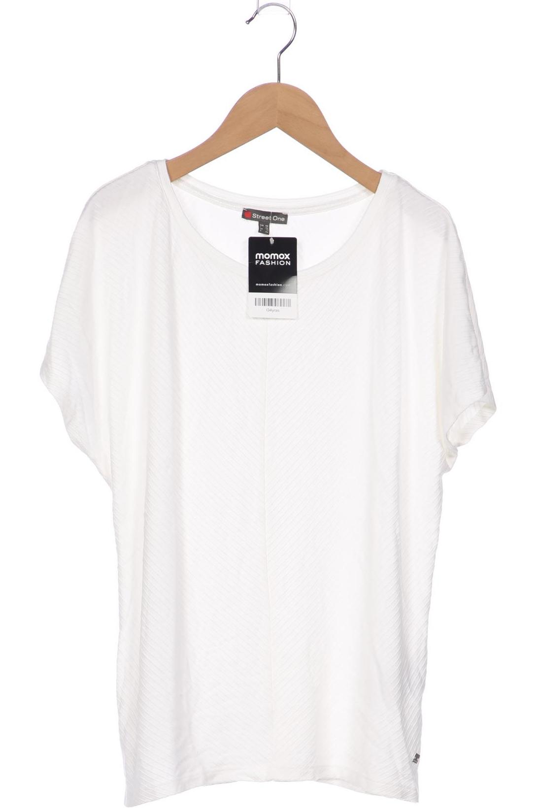 

Street One Damen T-Shirt, weiß, Gr. 40