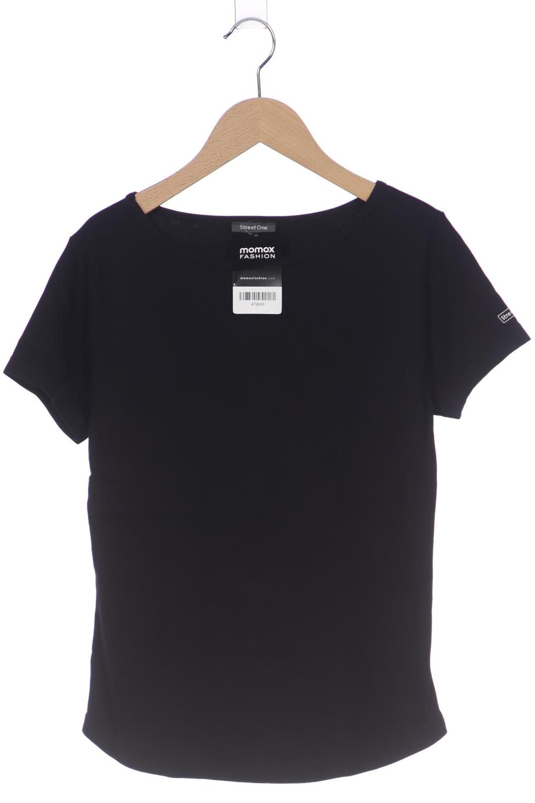 

Street One Damen T-Shirt, schwarz, Gr. 40