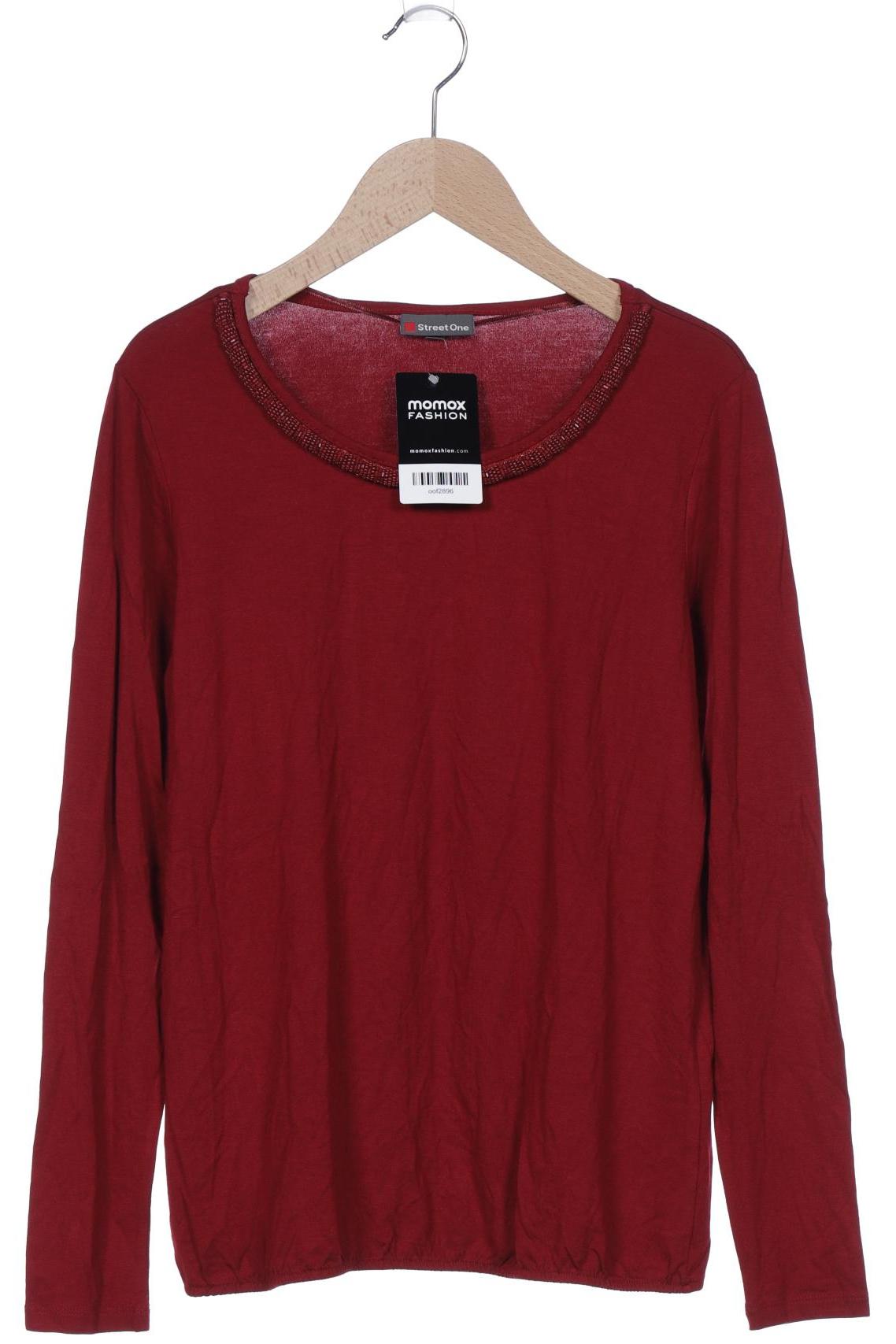 

Street One Damen Langarmshirt, rot, Gr. 34