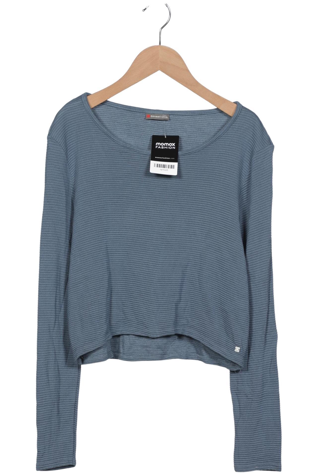 

Street One Damen Langarmshirt, hellblau, Gr. 42