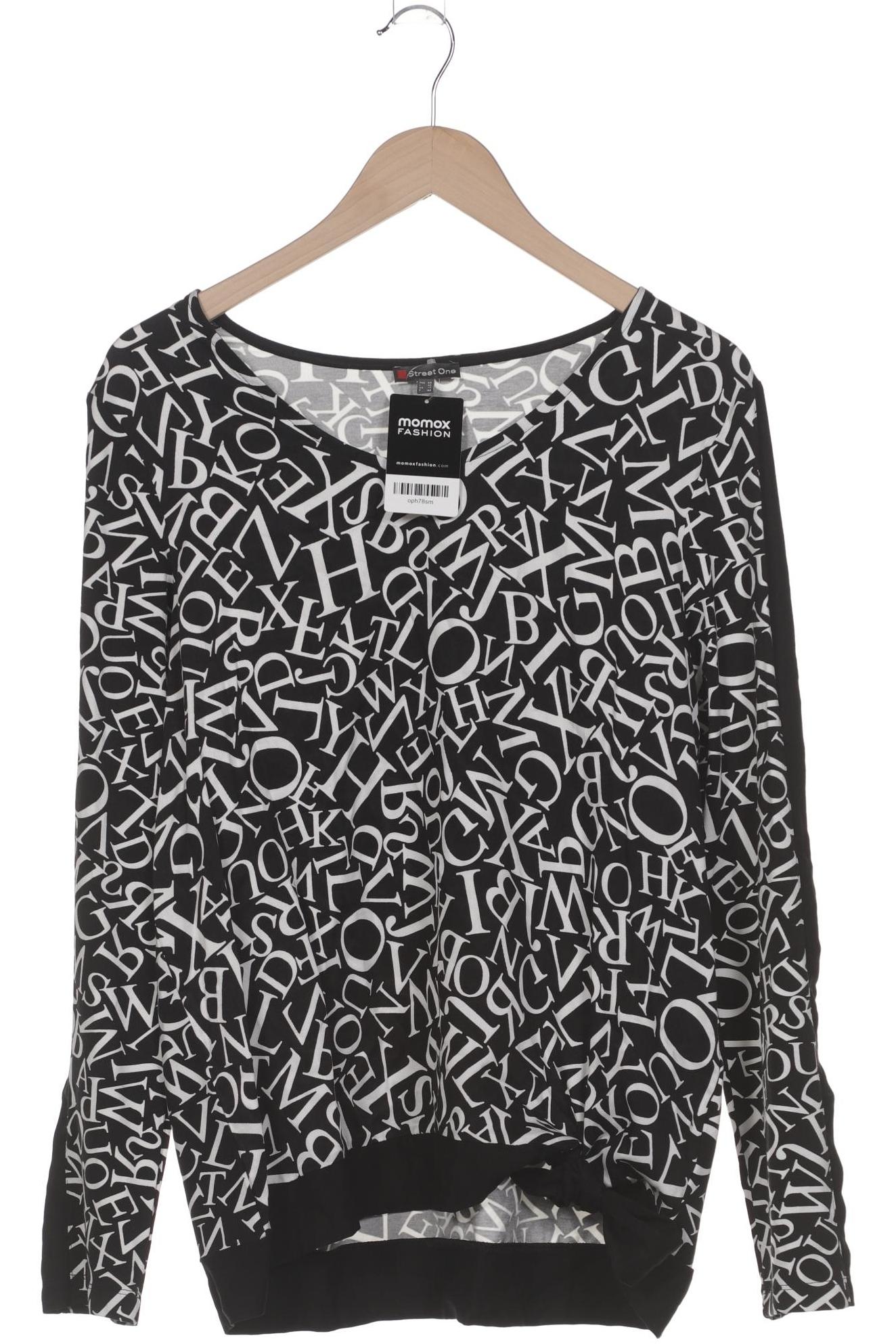 

Street One Damen Langarmshirt, schwarz, Gr. 40