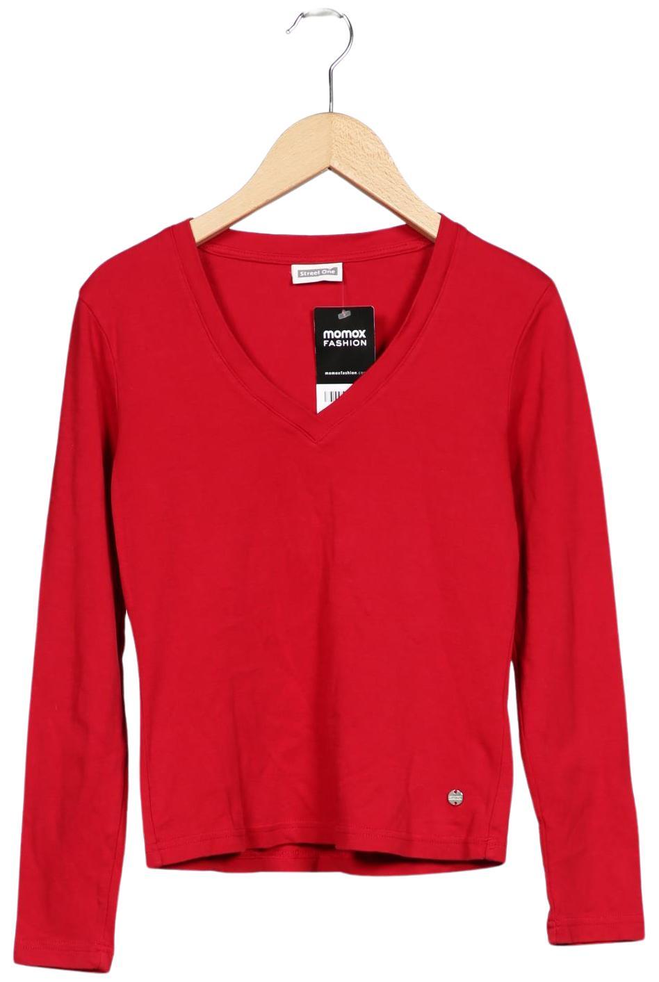 

Street One Damen Langarmshirt, rot, Gr. 36