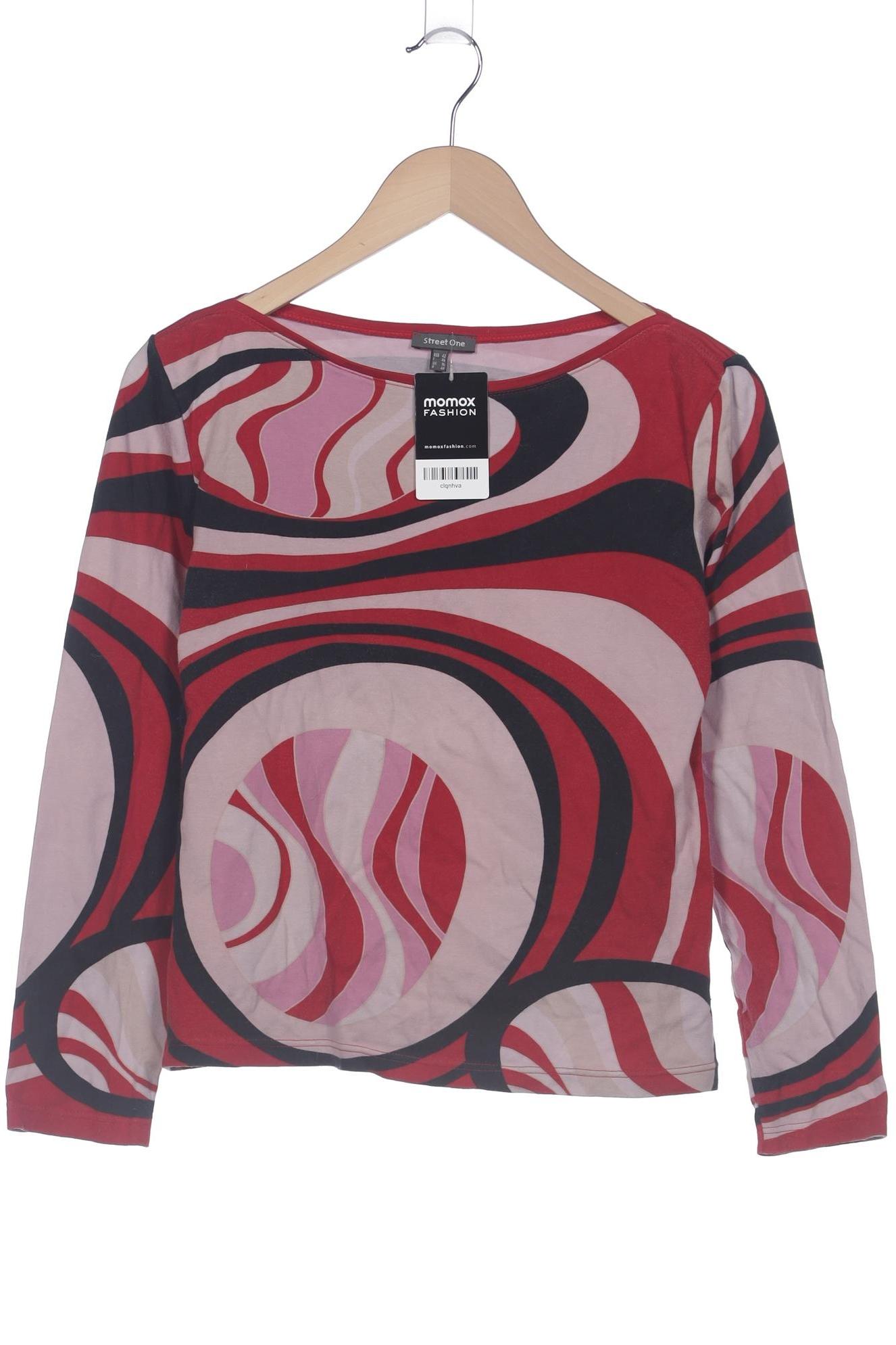 

Street One Damen Langarmshirt, rot, Gr. 42