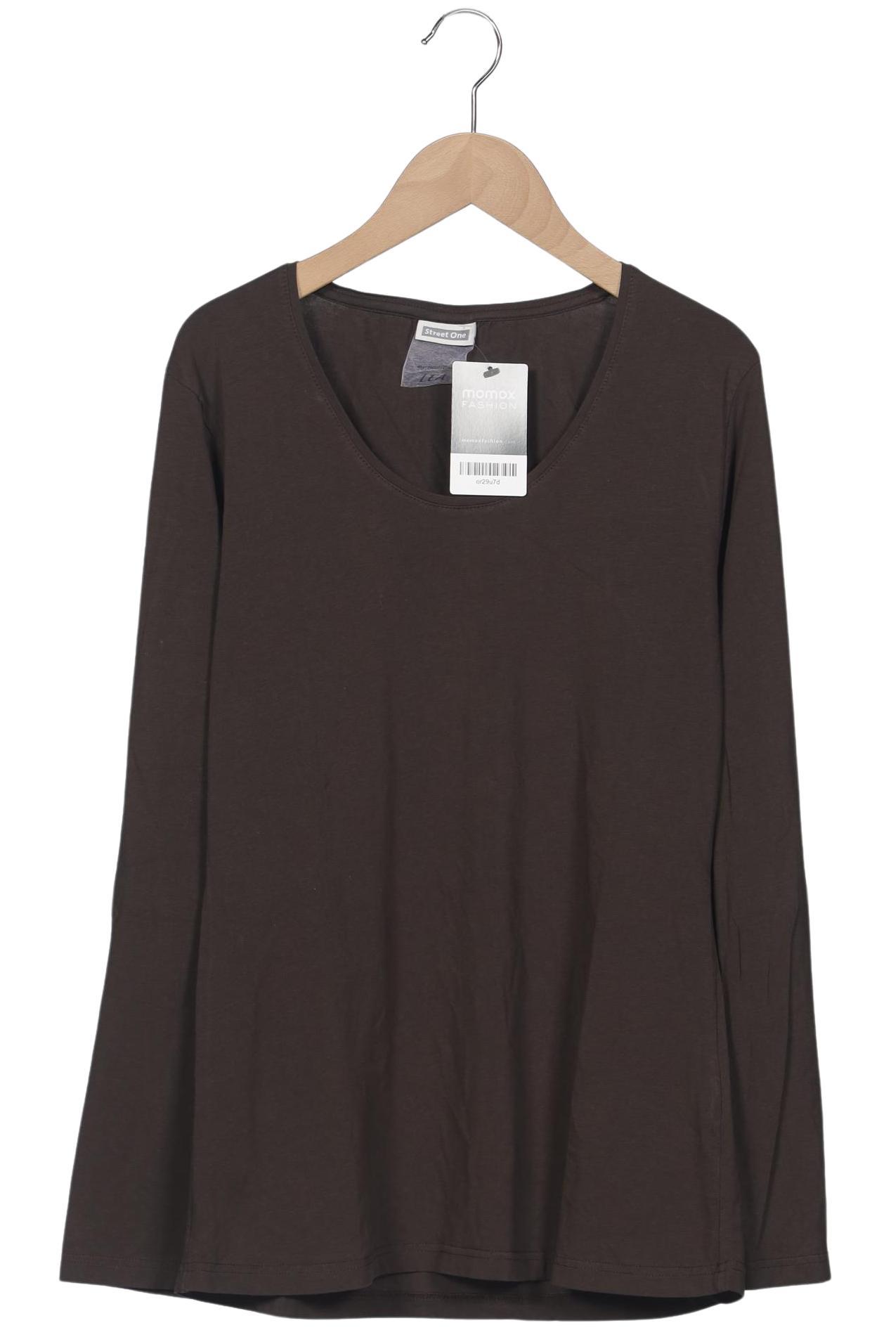 

Street One Damen Langarmshirt, braun, Gr. 44
