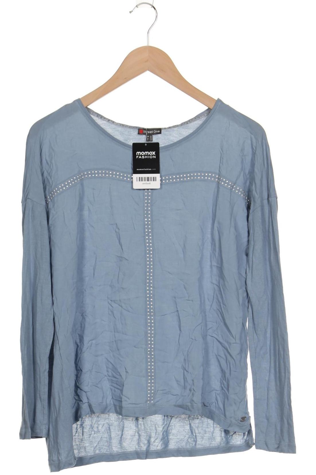 

Street One Damen Langarmshirt, hellblau, Gr. 36