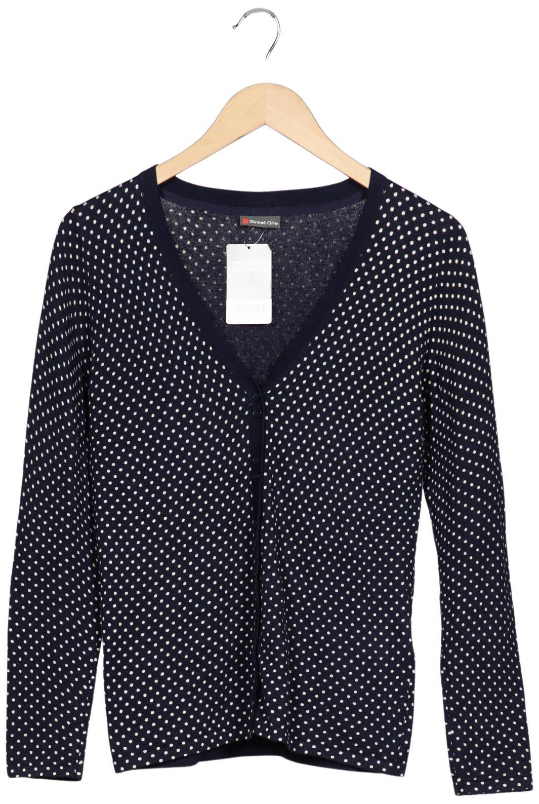 

Street One Damen Strickjacke, marineblau, Gr. 38