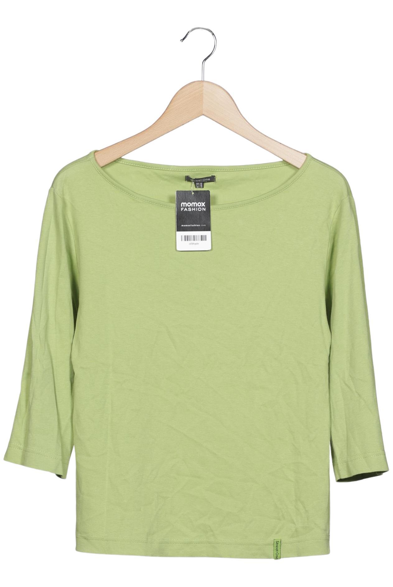 

Street One Damen Langarmshirt, hellgrün, Gr. 42