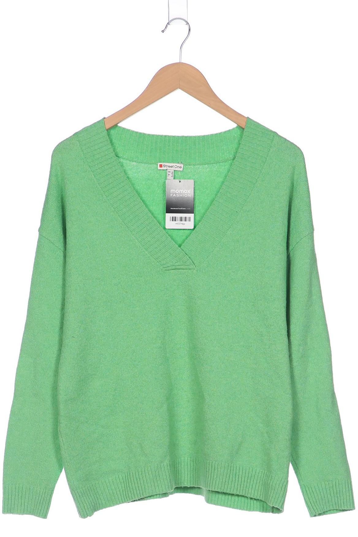 

Street One Damen Pullover, grün, Gr. 40