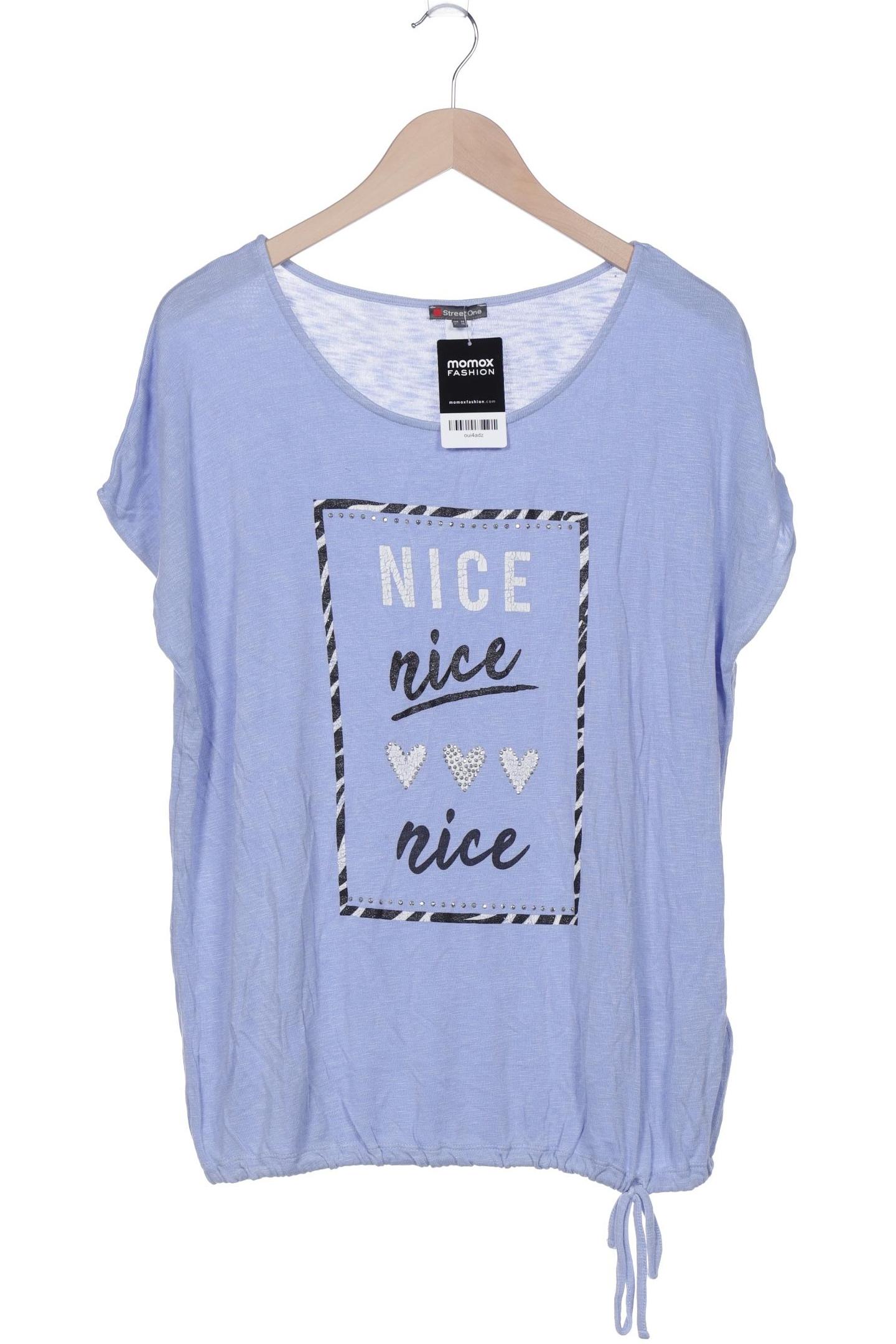 

Street One Damen T-Shirt, blau, Gr. 44