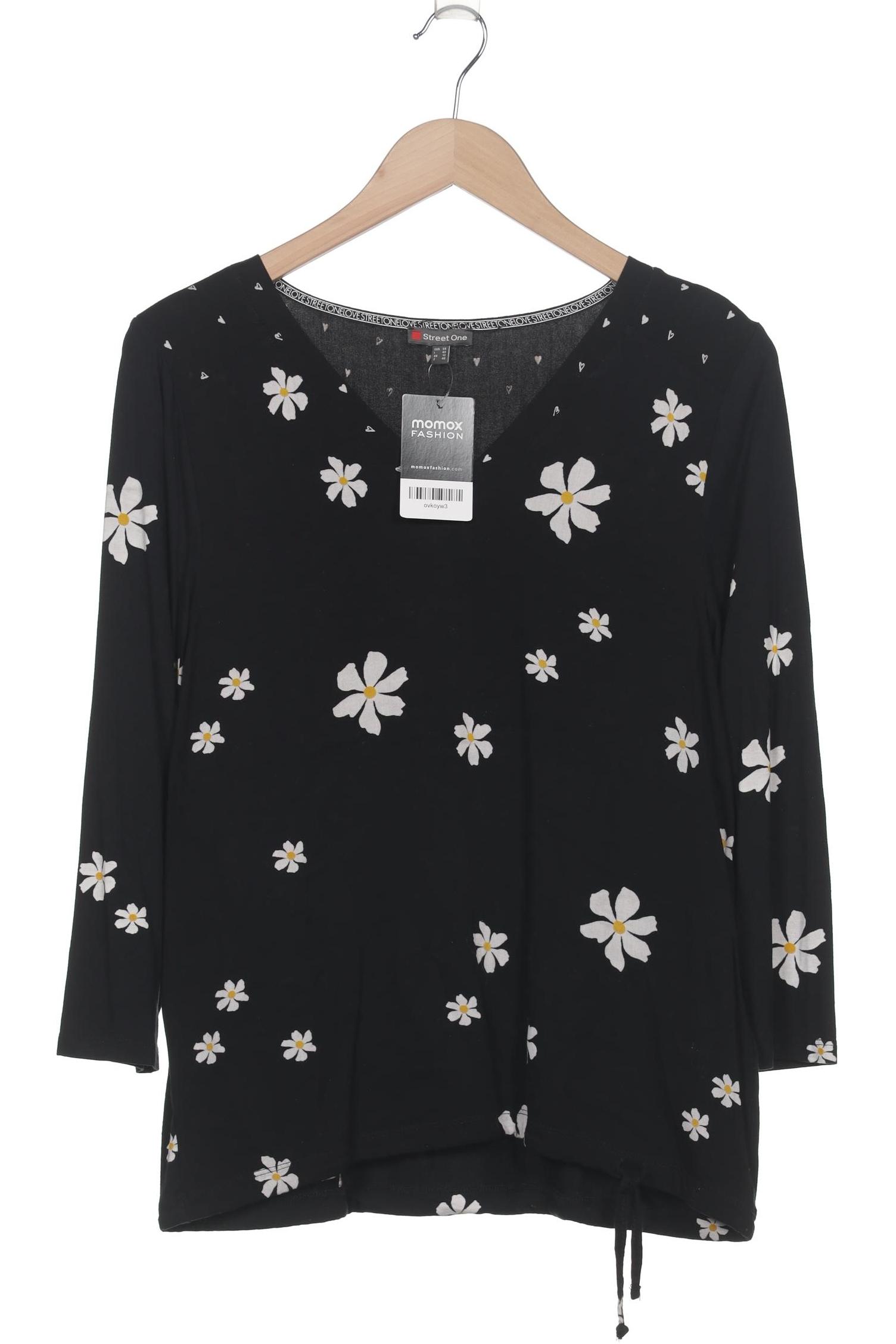 

Street One Damen Langarmshirt, schwarz, Gr. 38