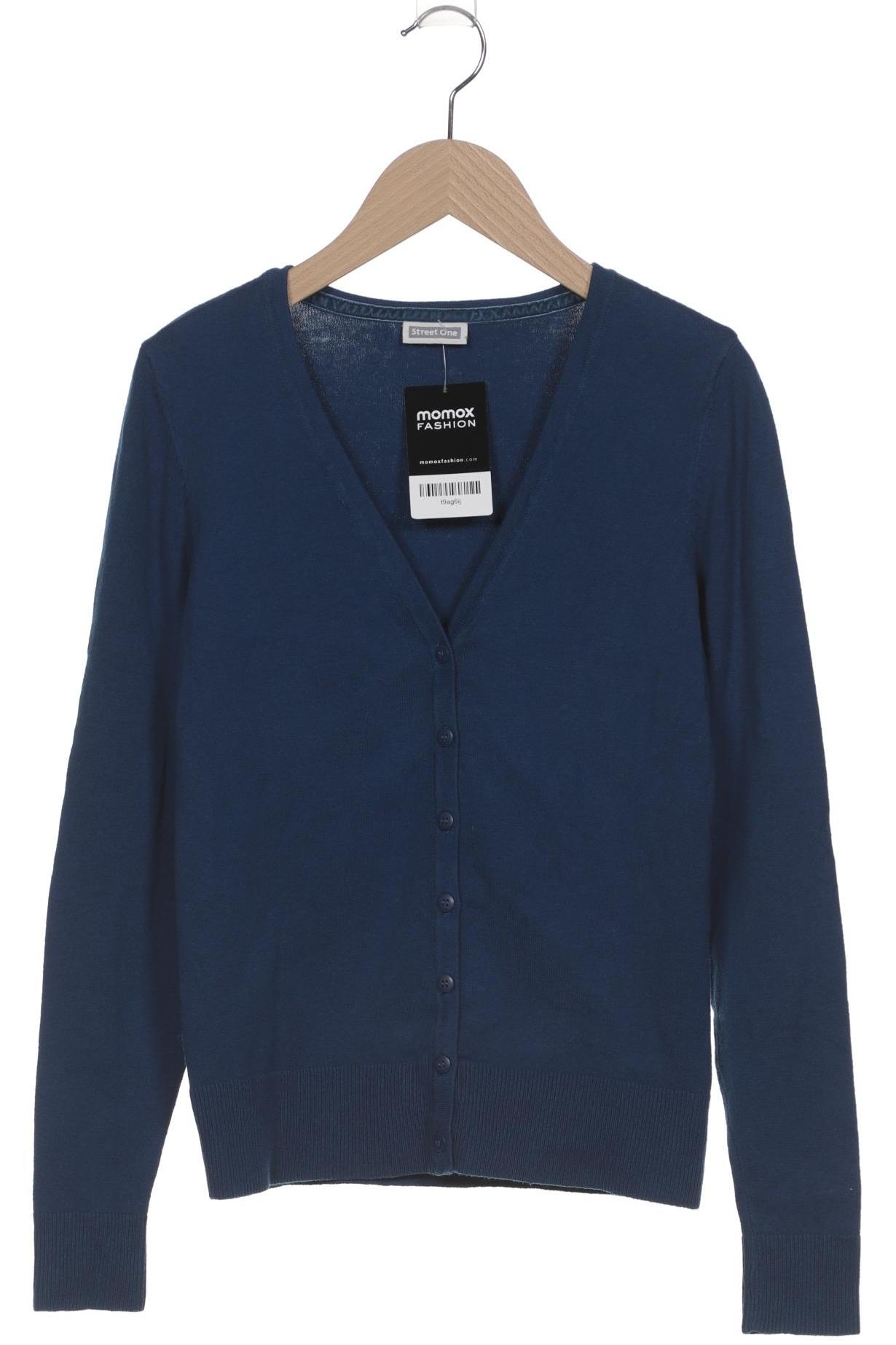 

Street One Damen Strickjacke, blau, Gr. 36
