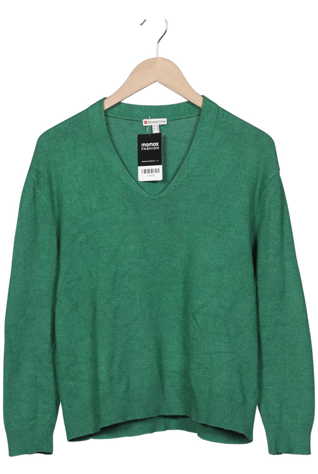 

Street One Damen Pullover, grün, Gr. 36