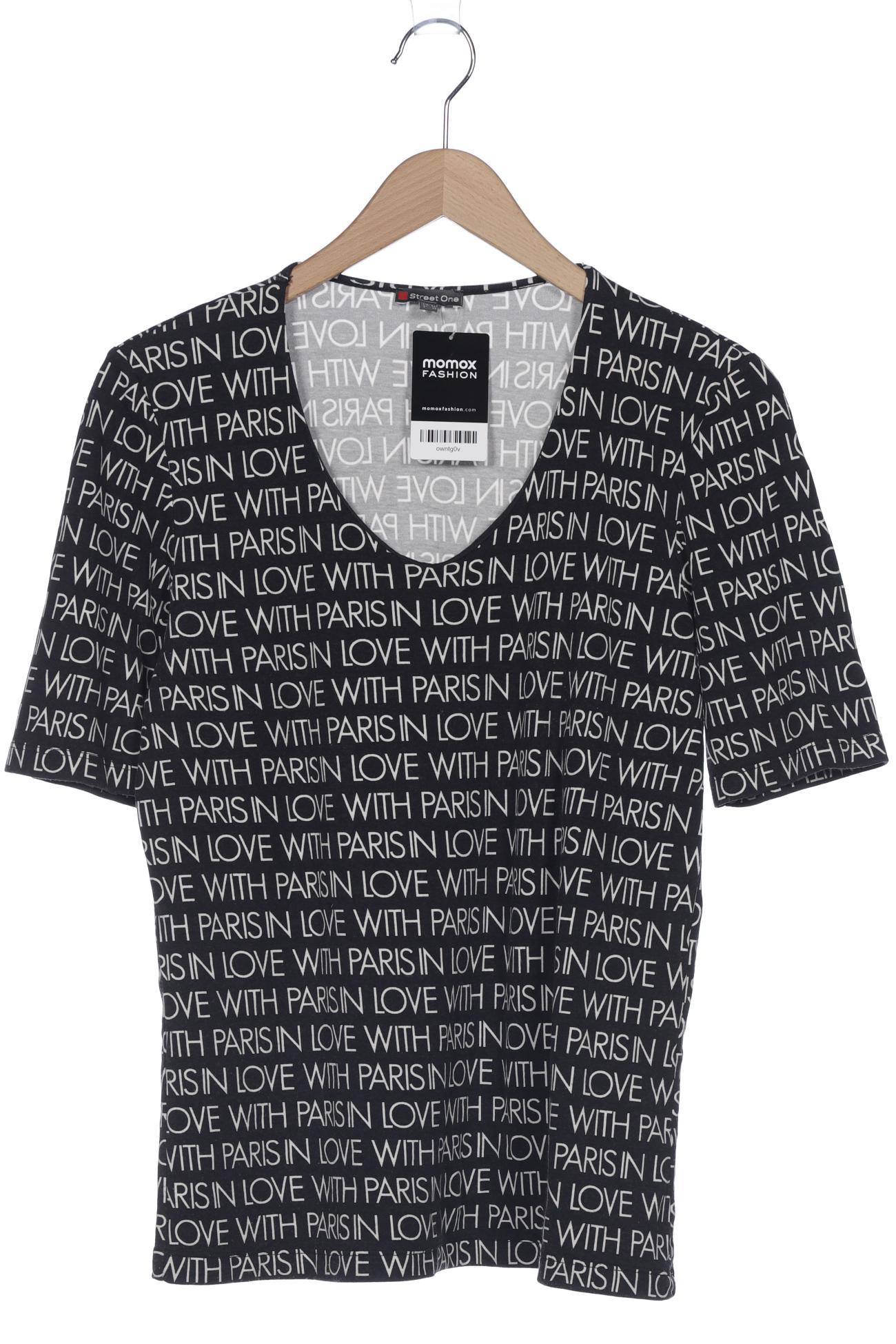 

Street One Damen T-Shirt, schwarz, Gr. 42