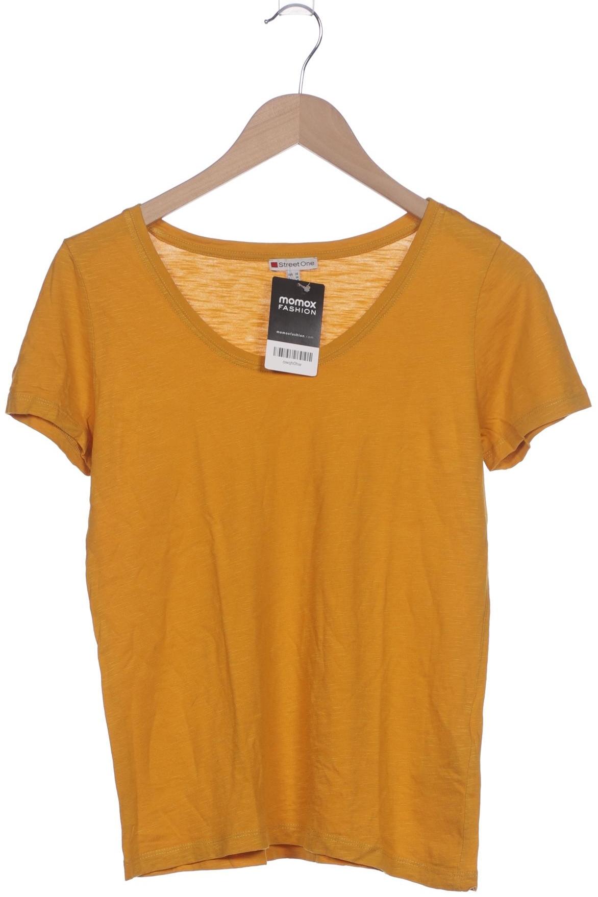 

Street One Damen T-Shirt, gelb, Gr. 34