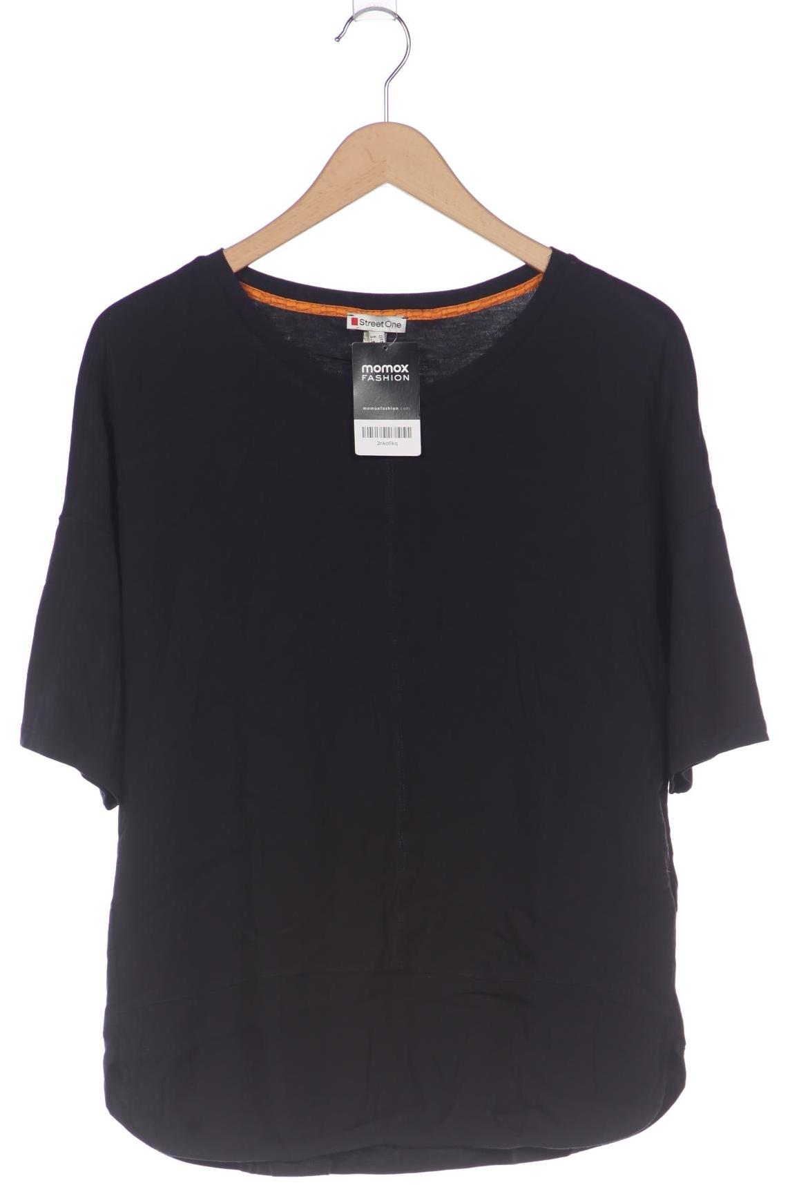 

Street One Damen T-Shirt, schwarz, Gr. 42