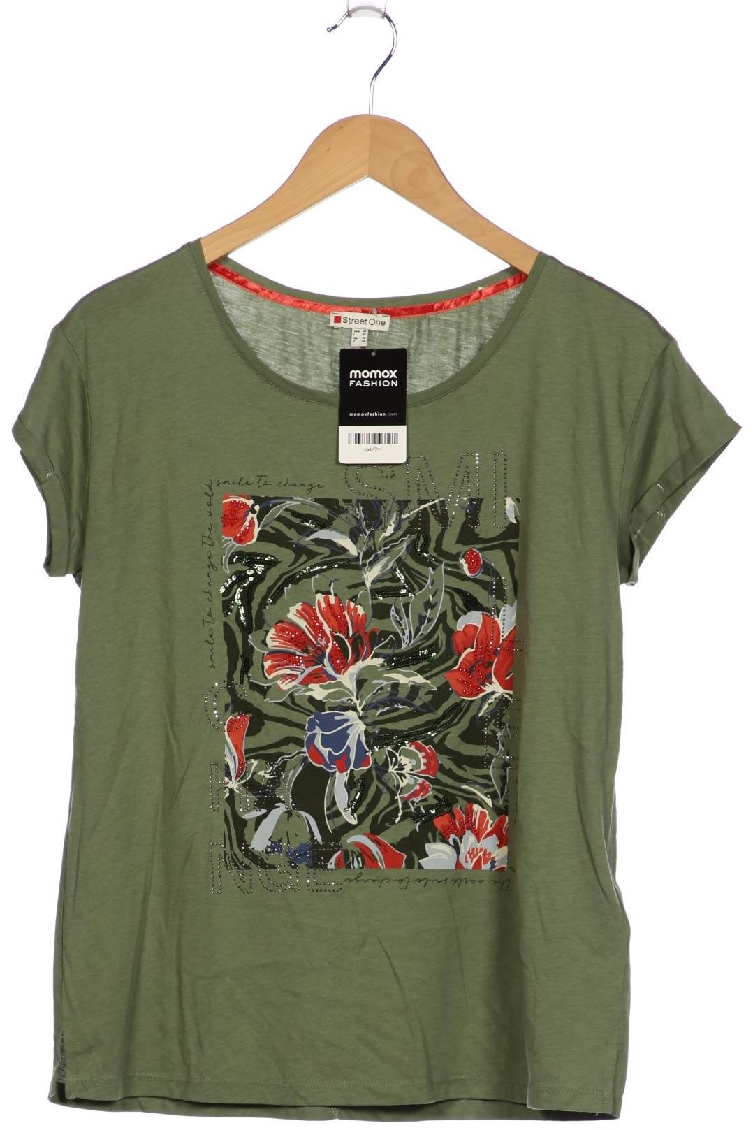 

Street One Damen T-Shirt, grün, Gr. 38