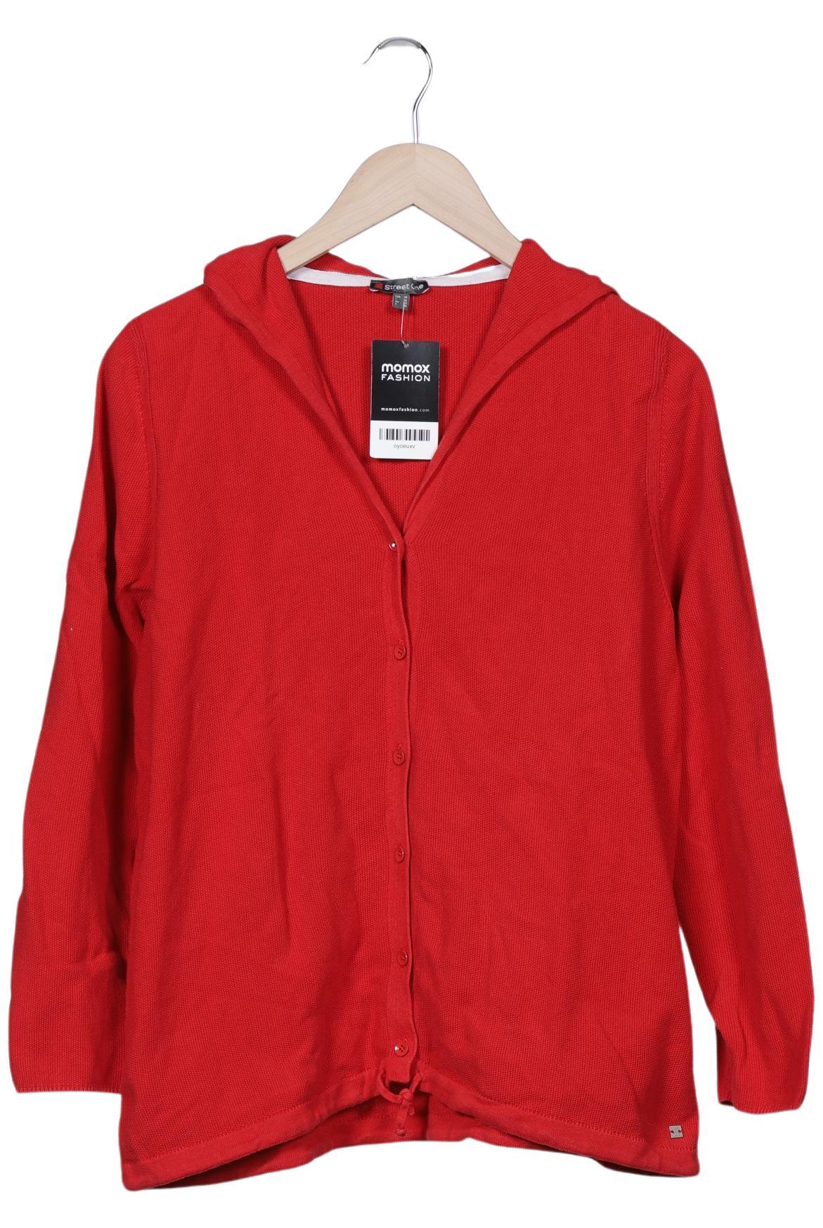 

Street One Damen Kapuzenpullover, rot, Gr. 44