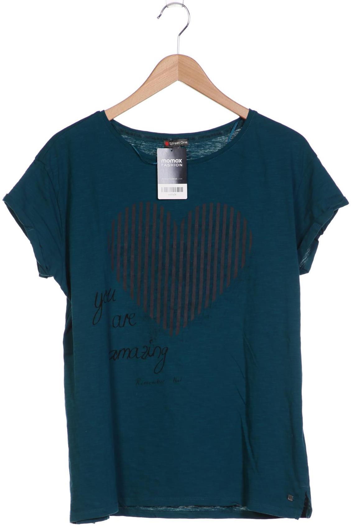 

Street One Damen T-Shirt, türkis, Gr. 44
