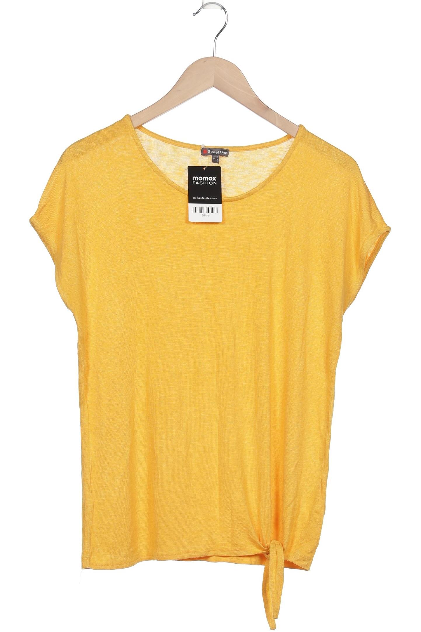 

Street One Damen T-Shirt, gelb, Gr. 40