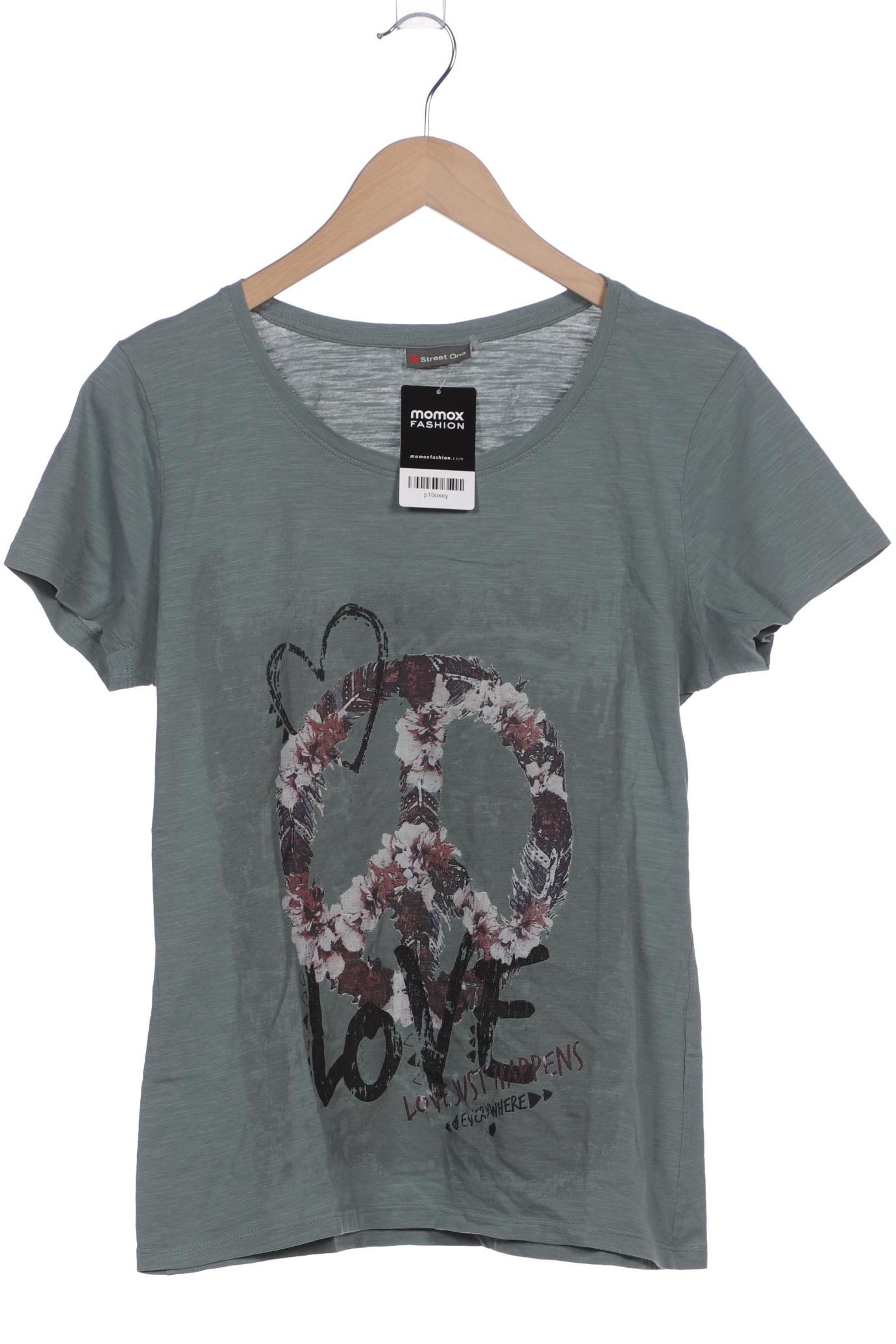 

Street One Damen T-Shirt, türkis, Gr. 40