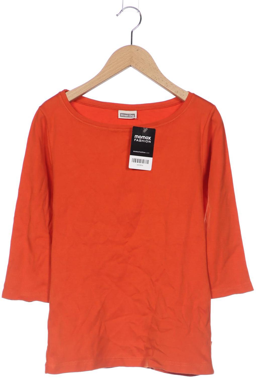

Street One Damen Langarmshirt, orange, Gr. 38