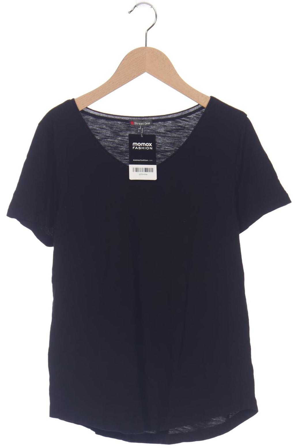 

Street One Damen T-Shirt, schwarz, Gr. 38