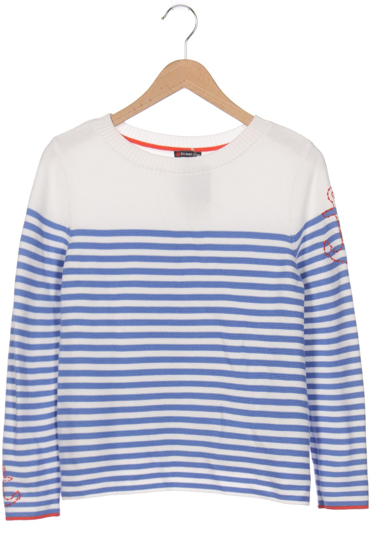 

Street One Damen Pullover, blau, Gr. 34