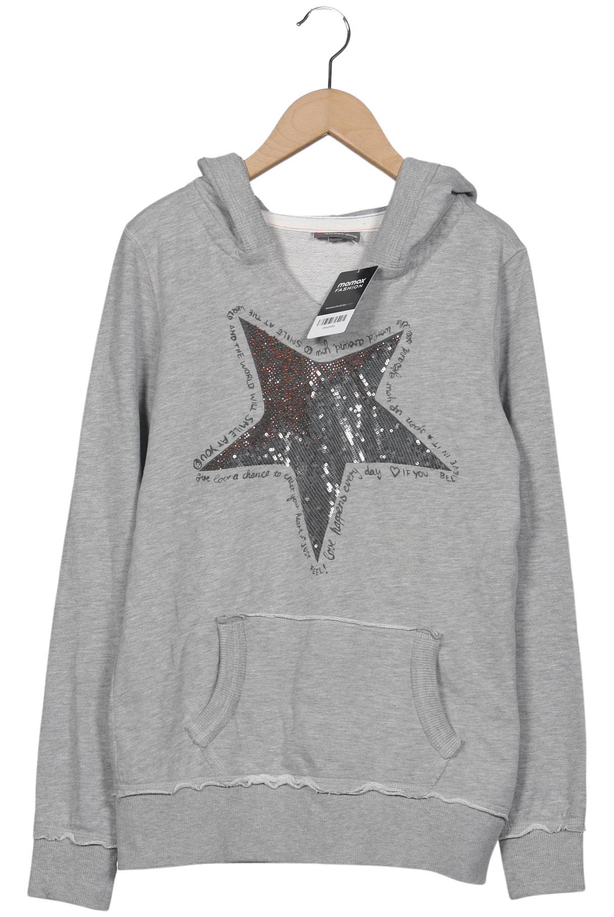 

Street One Damen Kapuzenpullover, grau, Gr. 36
