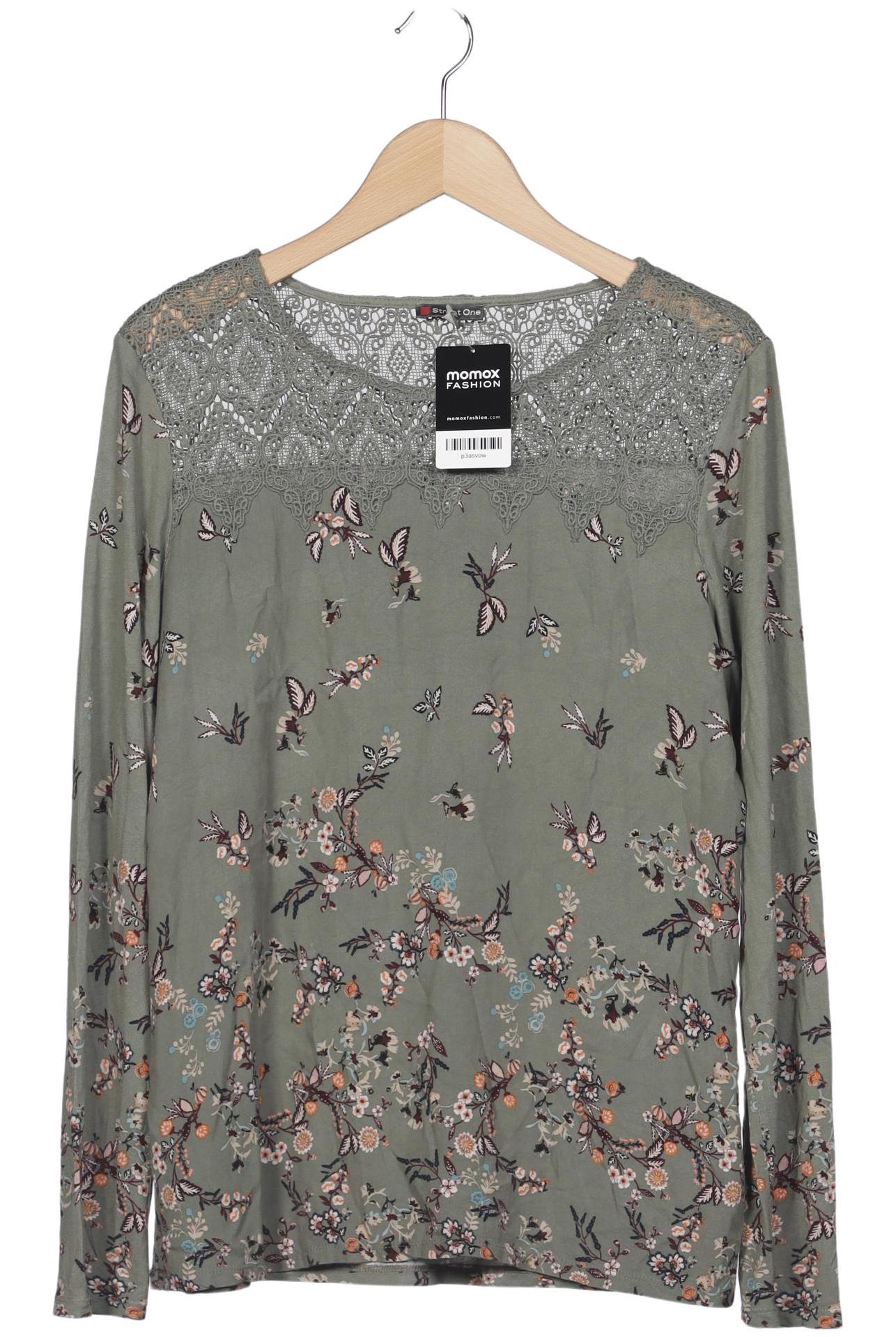 

Street One Damen Langarmshirt, grün, Gr. 42