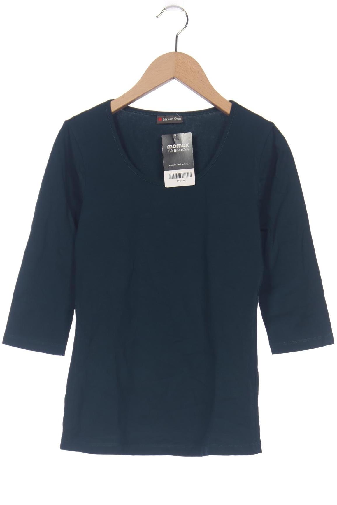 

Street One Damen Langarmshirt, türkis, Gr. 34