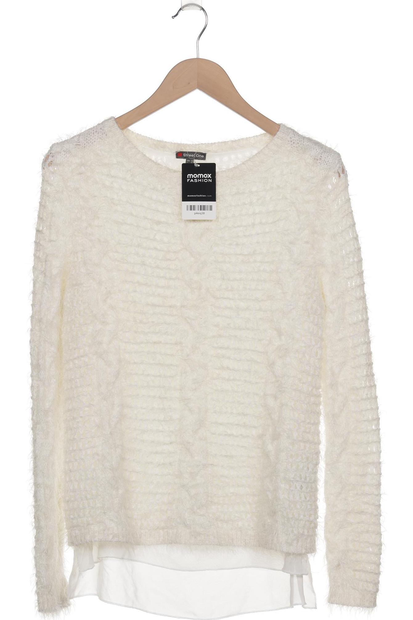 

Street One Damen Pullover, weiß, Gr. 36