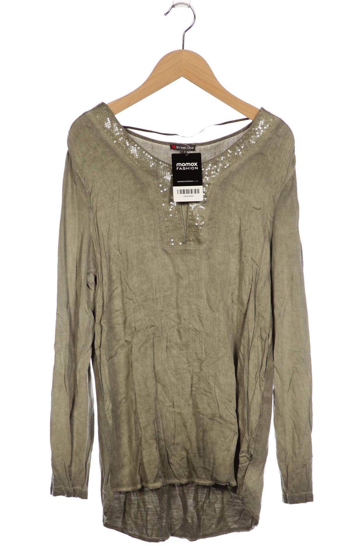 

Street One Damen Langarmshirt, grün, Gr. 40